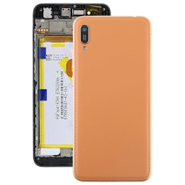 Battery Back Cover with Camera Lens Frame & Side Keys for Huawei Enjoy 9e, For Huawei Enjoy 9e, For Enjoy 9e (Coffee)