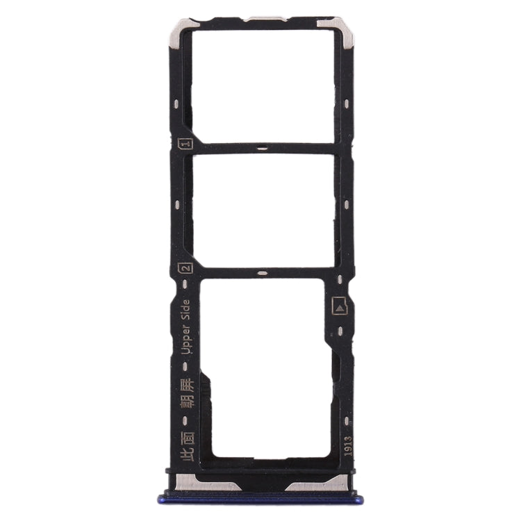 For Vivo Y7s SIM Card Tray + SIM Card Tray + Micro SD Card Tray, For Vivo Y7s
