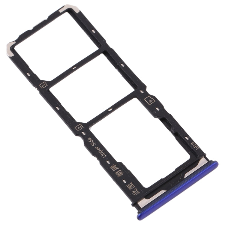 For Vivo Y7s SIM Card Tray + SIM Card Tray + Micro SD Card Tray, For Vivo Y7s