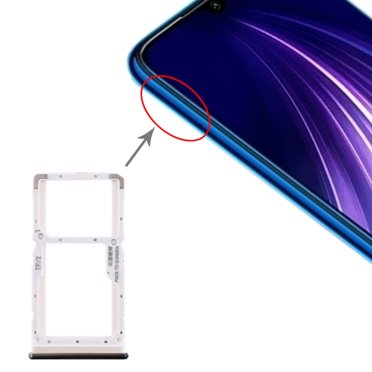 SIM Card Tray + SIM Card Tray / Micro SD Card Tray for Xiaomi Redmi Note 8 Pro, For Xiaomi Redmi Note 8 Pro, For Redmi Note 8 Pro, For Xiaomi Redmi Note 8 Pro(Green)