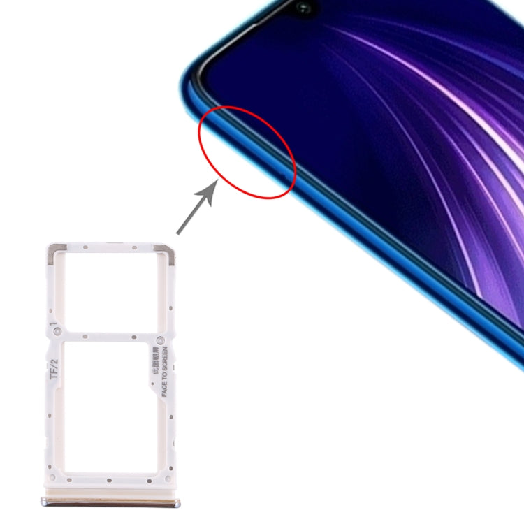 SIM Card Tray + SIM Card Tray / Micro SD Card Tray for Xiaomi Redmi Note 8 Pro, For Xiaomi Redmi Note 8 Pro, For Redmi Note 8 Pro, For Xiaomi Redmi Note 8 Pro(Green)