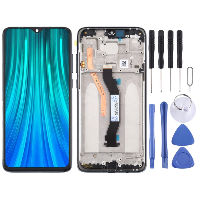 LCD Screen and Digitizer Full Assembly with Frame (Double SIM Card Version) for Xiaomi Redmi Note 8 Pro, For Xiaomi Redmi Note 8 Pro, For Xiaomi Redmi Note 8 Pro (Double card), For Redmi Note 8 Pro