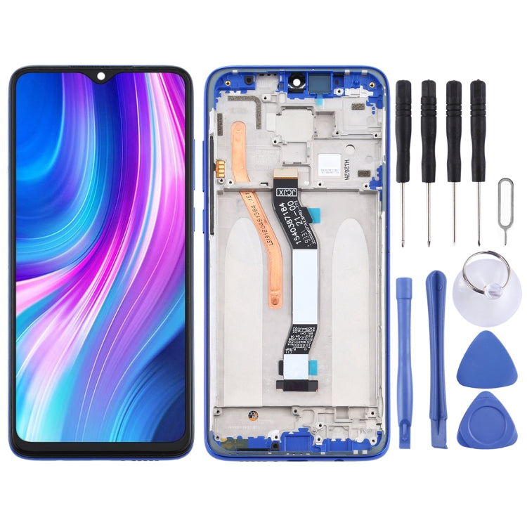 LCD Screen and Digitizer Full Assembly with Frame (Double SIM Card Version) for Xiaomi Redmi Note 8 Pro, For Xiaomi Redmi Note 8 Pro, For Xiaomi Redmi Note 8 Pro (Double card), For Redmi Note 8 Pro