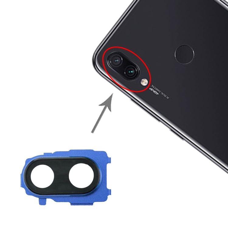 Back Camera Bezel for Xiaomi Redmi Note 7 Pro / Redmi Note 7, For Redmi Note 7 Pro(Purple), For Redmi Note 7 Pro