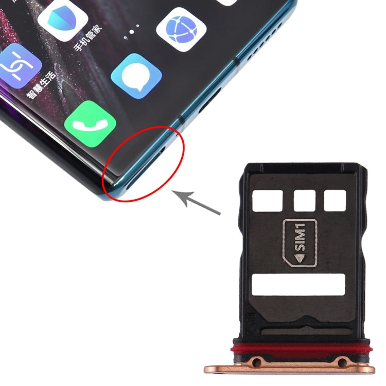 Original SIM Card Tray + NM Card Tray for Huawei Mate 30 Pro, For Huawei Mate 30 Pro, For Mate 30 Pro