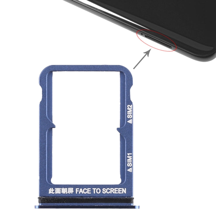 Double SIM Card Tray for Xiaomi Mi 8, For Mi 8, For Xiaomi Mi 8