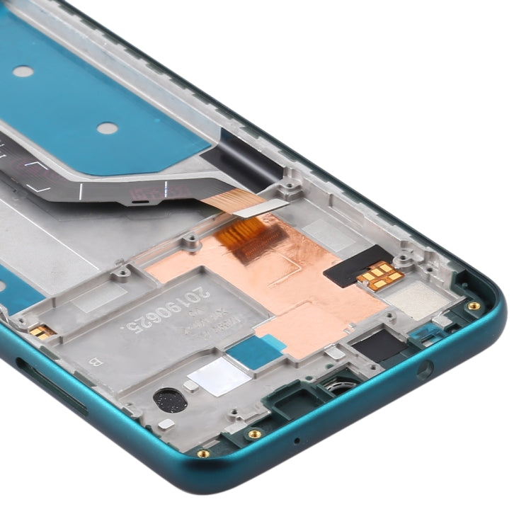 LCD Screen and Digitizer Full Assembly with Frame for Nokia 7.2 TA-1196