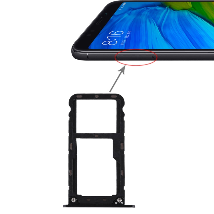 2 SIM Card Tray / Micro SD Card Tray for Xiaomi Redmi 5 Plus, For Xiaomi Redmi 5 Plus, For Redmi 5 Plus, Fo r Xiaomi Redmi 5 Plus