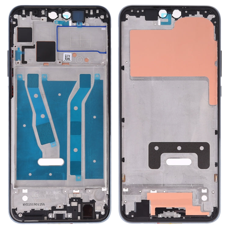 Front Housing LCD Frame Bezel Plate with Side Keys for Huawei Y9 (2019), Y9 (2019), For Huawei Y9 (2019)
