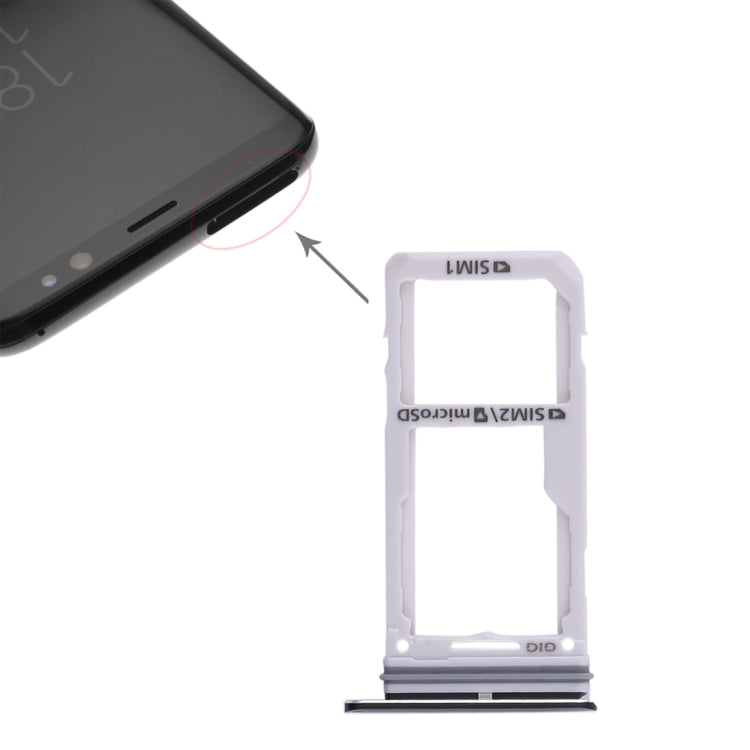 For Galaxy S8 / S8+ 2 SIM Card Tray / Micro SD Card Tray, For Galaxy S8 / S8+, For Samsung Galaxy S8(Double), For Galaxy S8 / S8+ (2 SIM)