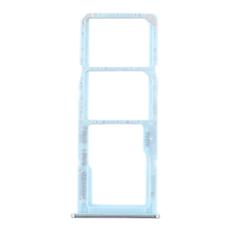 For Samsung Galaxy A71 SIM Card Tray + SIM Card Tray + Micro SD Card Tray
