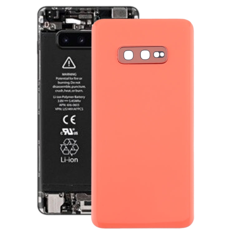 For Galaxy S10e Battery Back Cover with Camera Lens , For Samsung Galaxy S10e(Lens), For Galaxy S10e(with Lens), For Galaxy S10e(with Lens)(Yellow), For Samsung Galaxy S10e(with Lens)