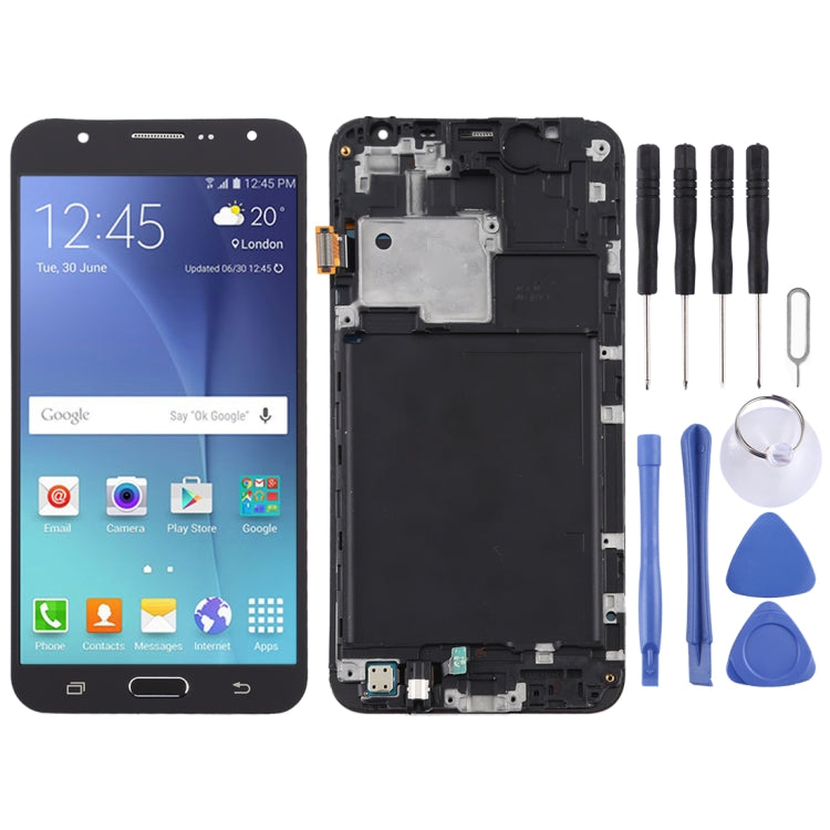 TFT Material LCD Screen and Digitizer Full Assembly with Frame for Galaxy J7 (2015) / J700F, For Galaxy J7 (2015) with Frame,TFT, For Galaxy J7 (2015) (TFT Material)