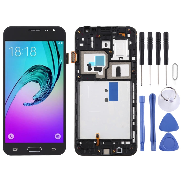 TFT Material LCD Screen and Digitizer Full Assembly with Frame for Galaxy J3 (2016) / J320F, For Galaxy J3 (2016) with Frame,TFT, For Galaxy J3 (2016) (TFT Material)
