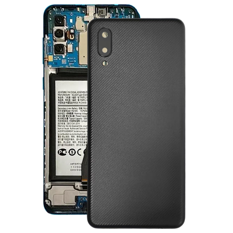 For Samsung Galaxy A02 Battery Back Cover with Camera Lens Cover