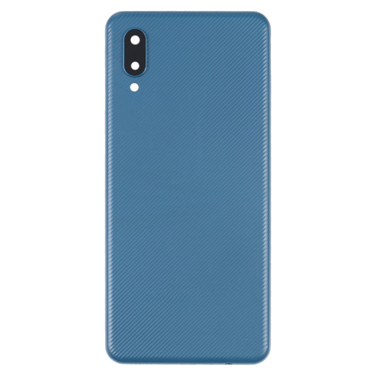 For Samsung Galaxy A02 Battery Back Cover with Camera Lens Cover