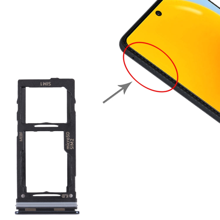 For Samsung Galaxy M52 5G SM-M526B Original SIM Card Tray + SIM Card Tray / Micro SD card tray, For Samsung Galaxy M52 5G(Original)