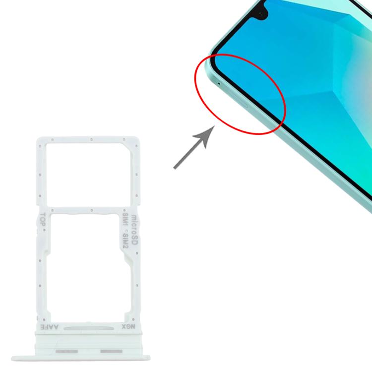 For Galaxy A16 SM-A165F Original SIM Card Tray + SIM / Micro SD Card Tray