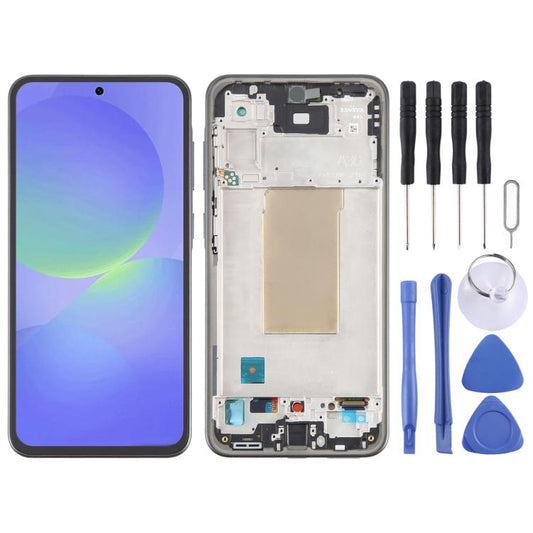 For Samsung Galaxy A36 SM-A366B Original LCD Screen Digitizer Full Assembly with Frame