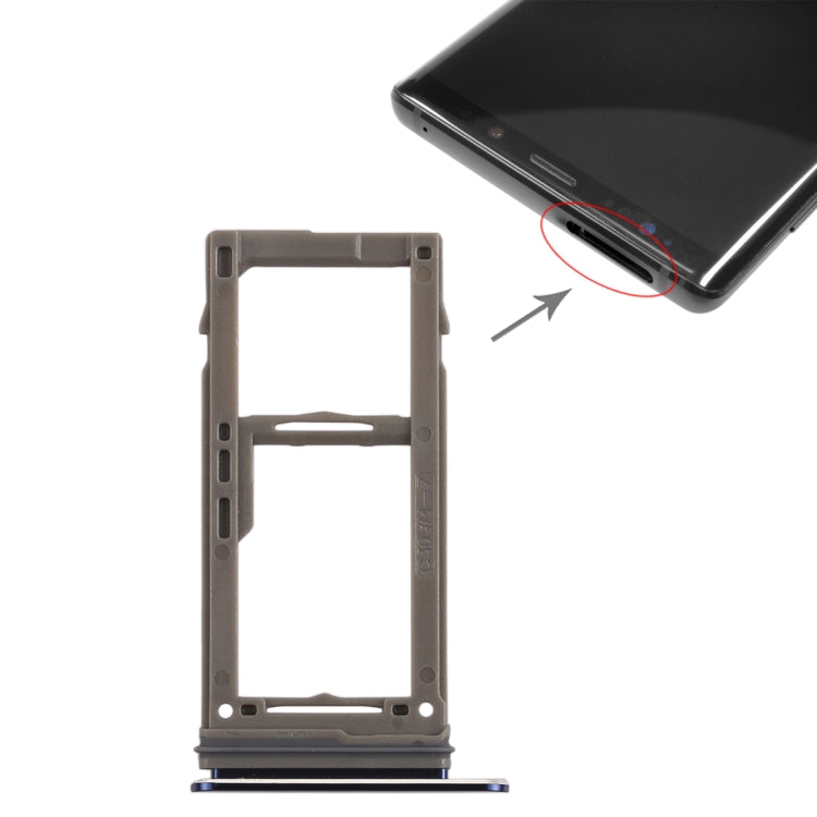 For Galaxy Note9 SIM Card Tray + Micro SD Card Tray, Galaxy Note9 (Single Card), For Samsung Galaxy Note9 (Single)