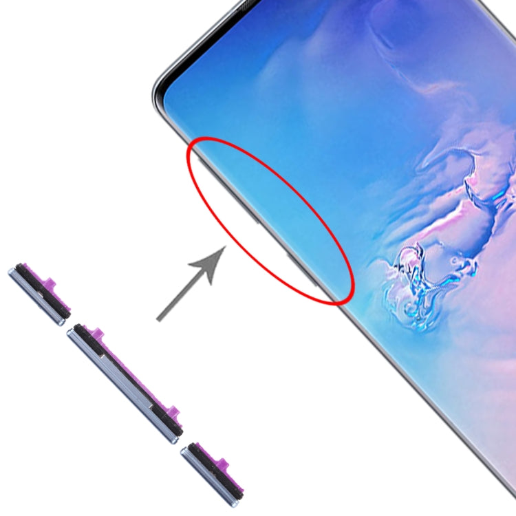 For Galaxy S10 / Galaxy S10+ 10 Set Side Keys, For Samsung Galaxy S10 / S10+, For Galaxy S10 / S10+, For Galaxy S10 / S10+ (Pink), For Galaxy S10 / S10+ (Green)