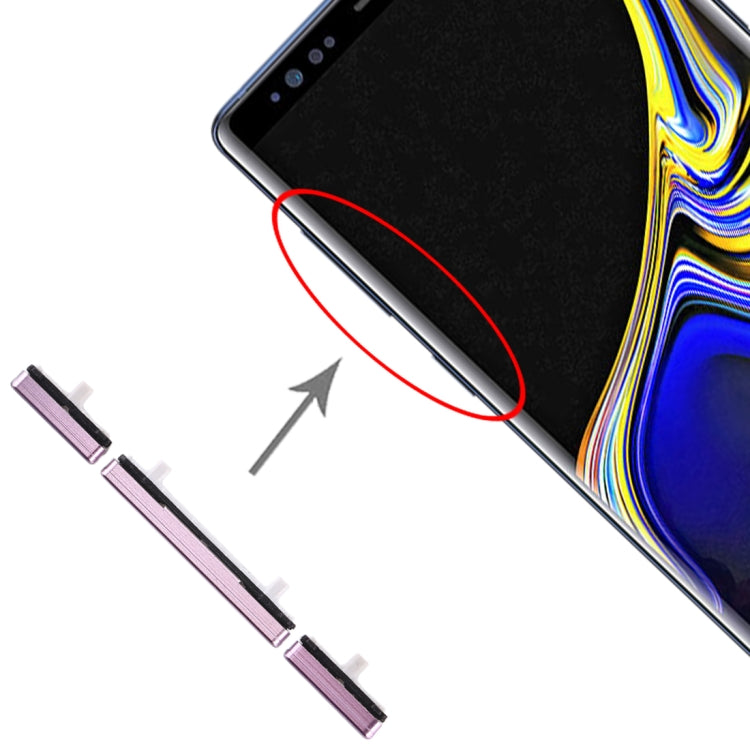 For Galaxy Note 9 10 Set Side Keys, For Samsung Galaxy Note 9, For Galaxy Note 9