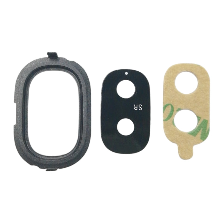 For Galaxy J4, J400F/DS, J400G/DS 10pcs Back Camera Bezel with Lens Cover & Adhesive, For Galaxy J4, Galaxy J4