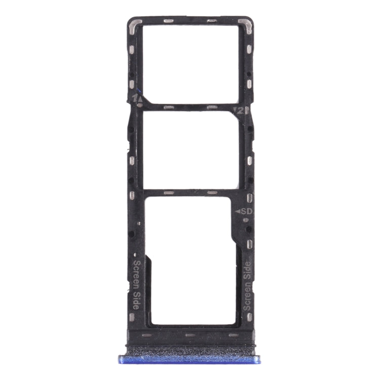 For Tecno Spark 6 Air KE6 KE6J KF6 SIM Card Tray + SIM Card Tray + Micro SD Card Tray, For Tecno Spark 6 Air