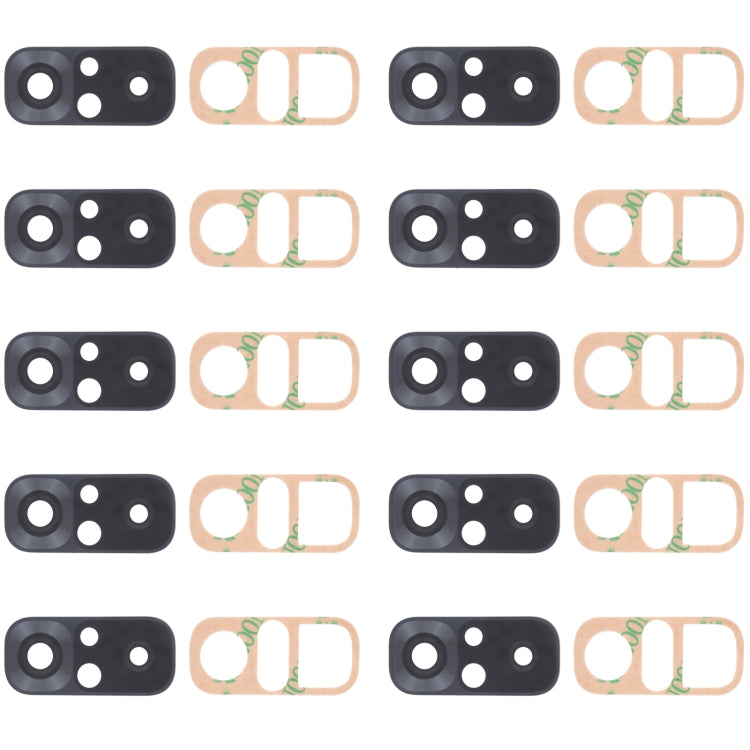 10 PCS Back Camera Lens for Xiaomi Redmi Note 10S M2101K7BG M2101K7BI M2101K7BNY