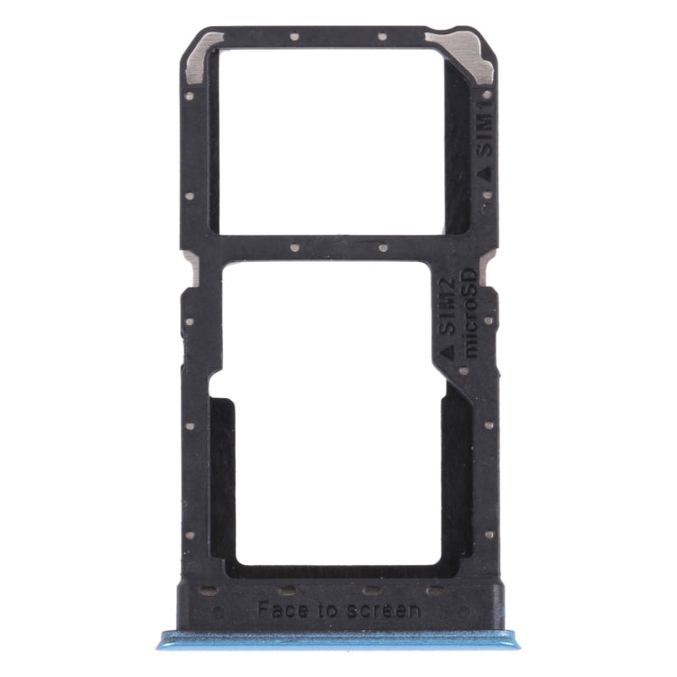 For OPPO Realme V5 5G SIM Card Tray + SIM Card Tray / Micro SD Card Tray