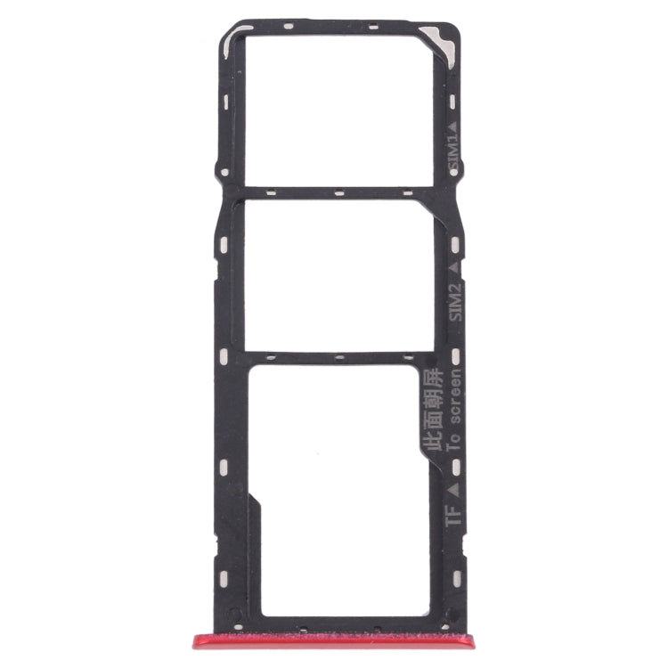 For OPPO Realme C3 RMX2027, RMX2020, RMX2021 SIM Card Tray + SIM Card Tray + Micro SD Card Tray
