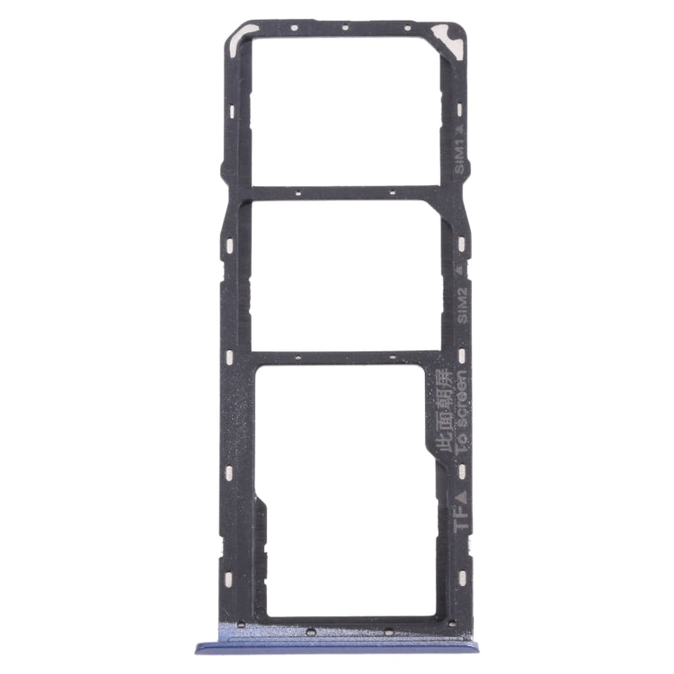 For OPPO Realme C15 RMX2180 SIM Card Tray + SIM Card Tray + Micro SD Card Tray