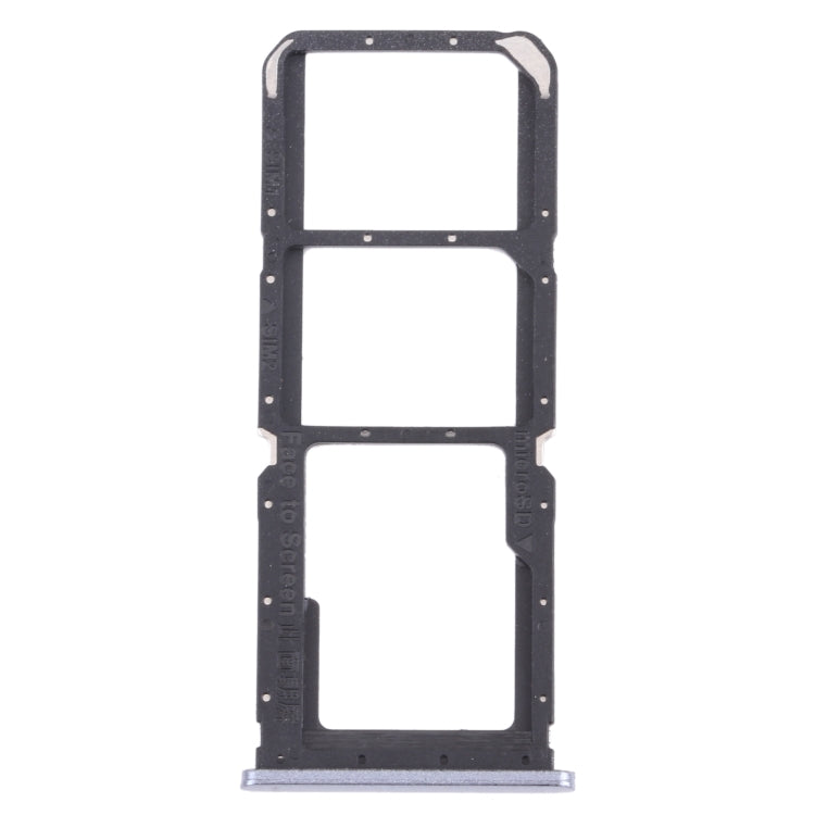 For OPPO A55 PEMM00, PEMM20, PEMT00, PEMT20 SIM Card Tray + SIM Card Tray + Micro SD Card Tray