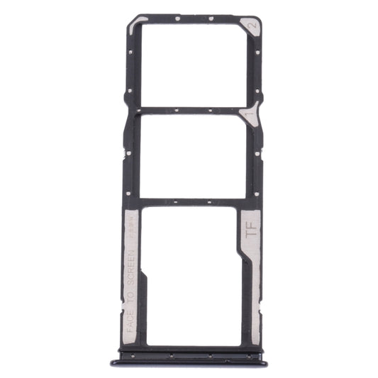 SIM Card Tray + SIM Card Tray + Micro SD Card Tray for Xiaomi Redmi Note 10 4G / Redmi Note 10S M2101K7AI, M2101K7AG, M2101K7BG, M2101K7BI, M2101K7BNY, M2101K7BL