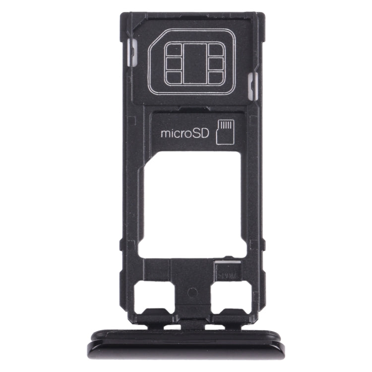 SIM Card Tray + Micro SD Card Tray for Sony Xperia 1 / Xperia XZ4, For Sony Xperia 1 / Xperia XZ4