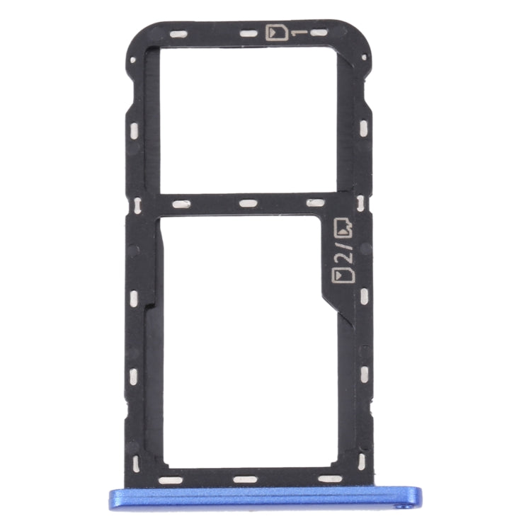 For ZTE Blade A72 SIM Card Tray + SIM Card Tray / Micro SD Card Tray