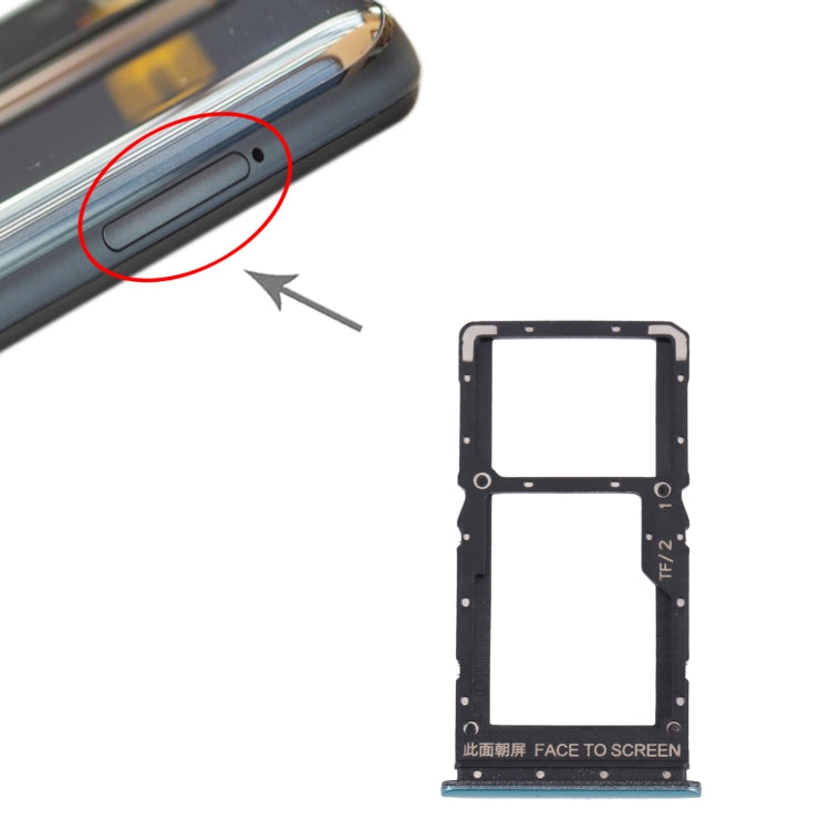 SIM Card Tray + SIM Card Tray / Micro SD Card Tray for Xiaomi Poco X3 GT 21061110AG