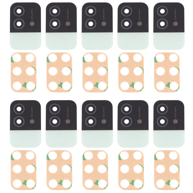 For OPPO Realme Narzo 50i RMX3235 10pcs Back Camera Lens