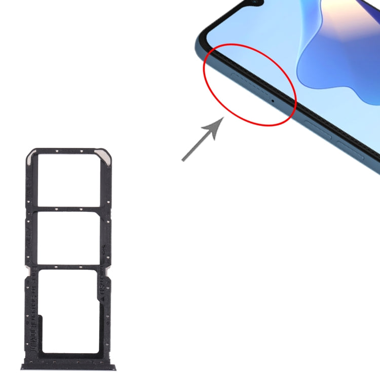 For OPPO A16 / A16S CPH2269 CPH2271 SIM Card Tray + SIM Card Tray + Micro SD Card Tray