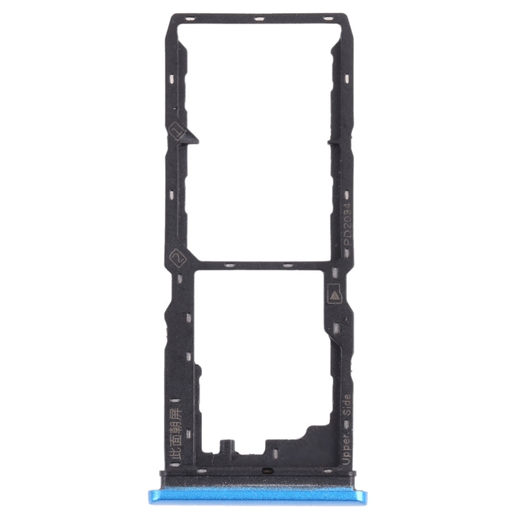 For vivo Y12S 2021 / Y12a V2069 SIM Card Tray + SIM Card Tray + Micro SD Card Tray