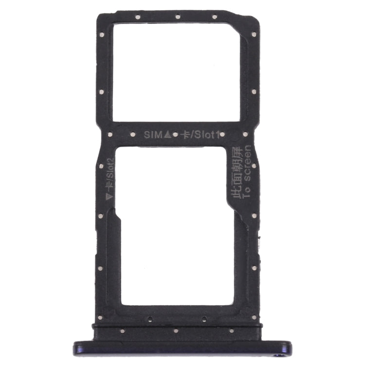 SIM Card Tray + SIM Card Tray / Micro SD Card Tray for Honor 9X, For Honor 9X