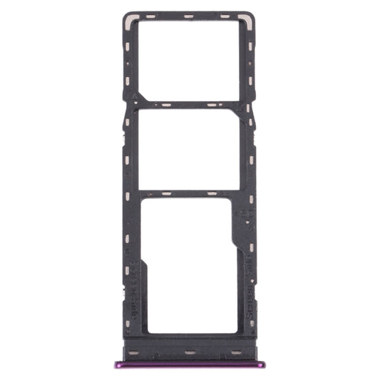 For Infinix Hot 8 Lite/Hot 8 SIM Card Tray + SIM Card Tray + Micro SD Card Tray