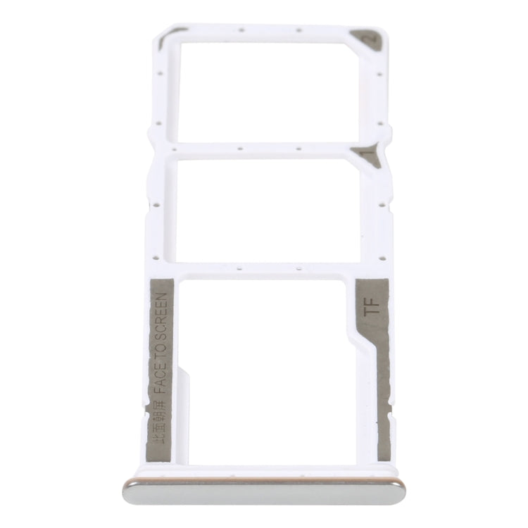 SIM Card Tray + SIM Card Tray + Micro SD Card Tray For Xiaomi Redmi Note 11S 5G