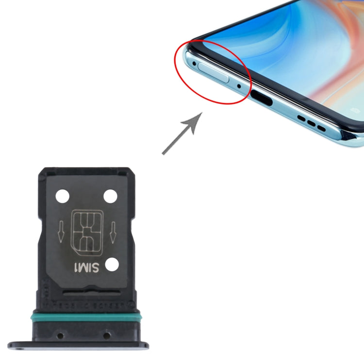 For OPPO Reno4 Pro 5G SIM Card Tray + SIM Card Tray, For OPPO Reno4 Pro 5G