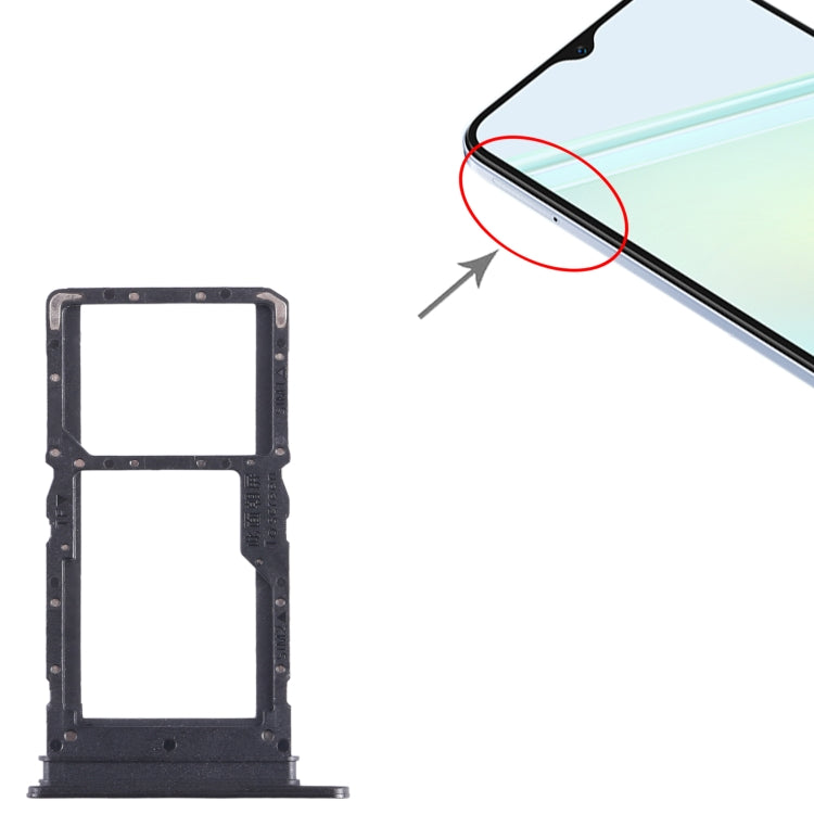 For Honor Play6C SIM + SIM / Micro SD Card Tray