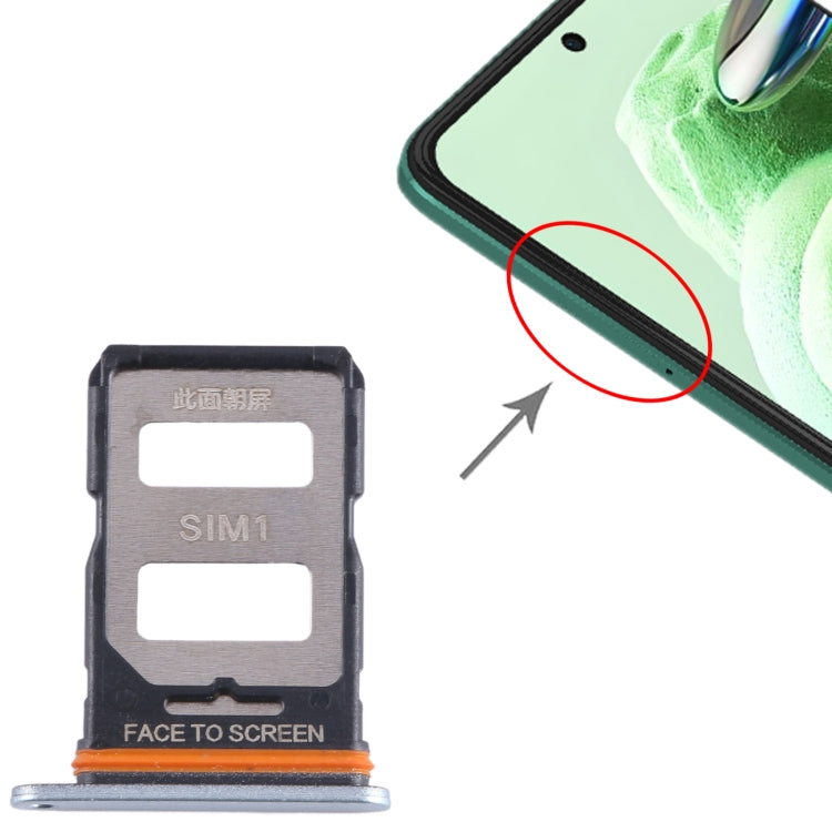 For Xiaomi Redmi Note 12 Turbo SIM Card Tray + SIM Card Tray, For Xiaomi Redmi Note 12 Turbo