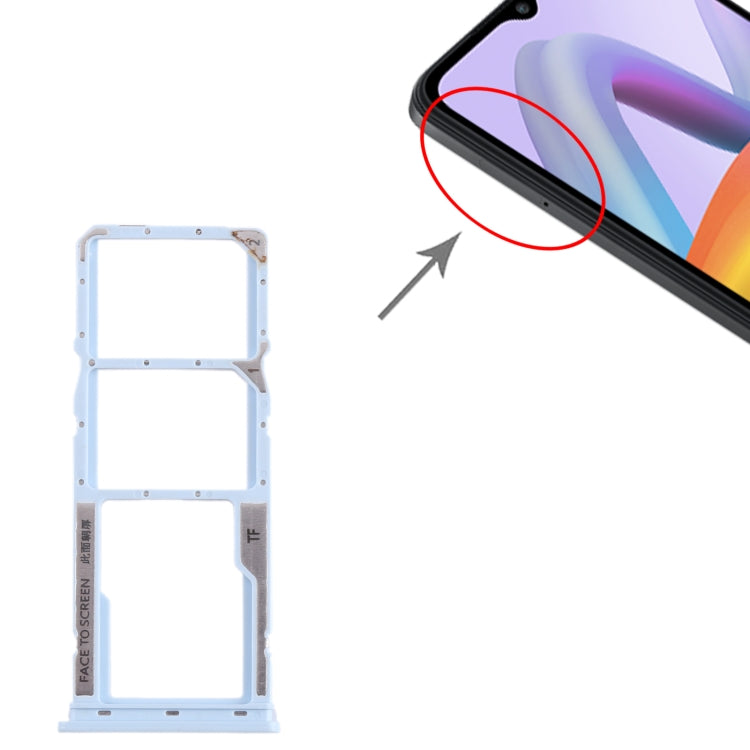 For Xiaomi Poco  C51 SIM Card Tray + SIM Card Tray + Micro SD Card Tray