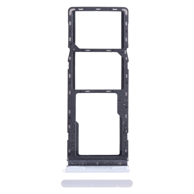 For Tecno Spark 8C KG5k SIM Card Tray + SIM Card Tray + Micro SD Card Tray
