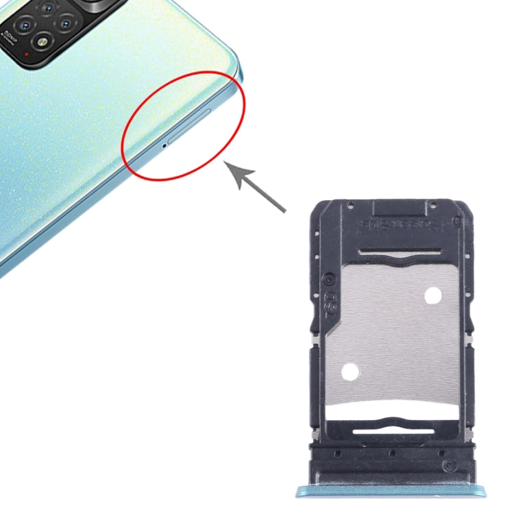 For Infinix Note 11 Pro X697 SIM Card Tray + SIM Card Tray + Micro SD Card Tray