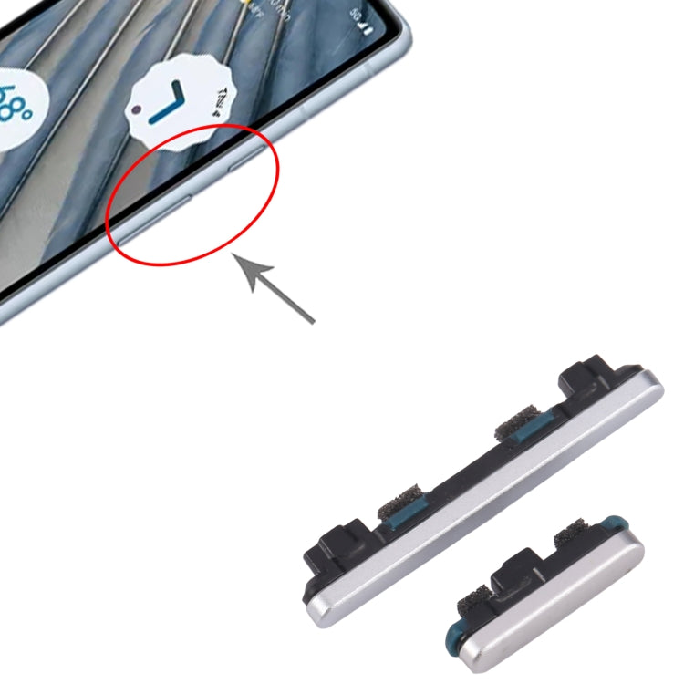 For Google Pixel 7A Power Button + Volume Control Button